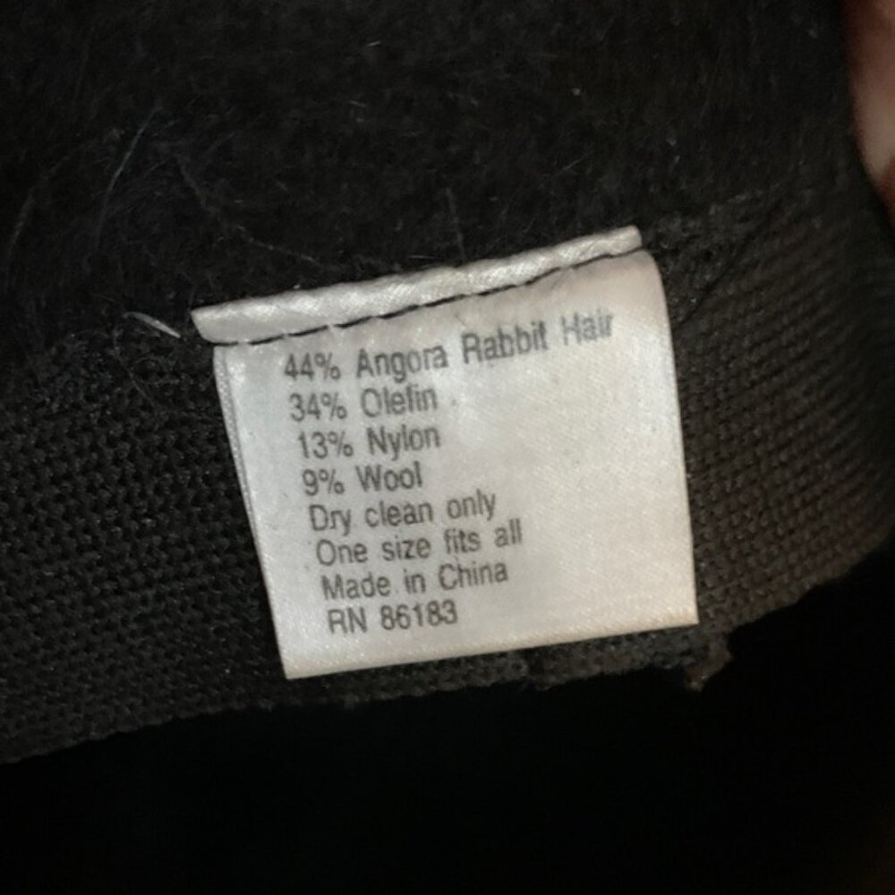Angora Rabbit hair Bucket Hat - Picture 7 of 9